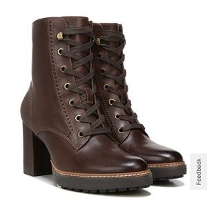 Naturalizer Callie boot in brown leather size 8.5